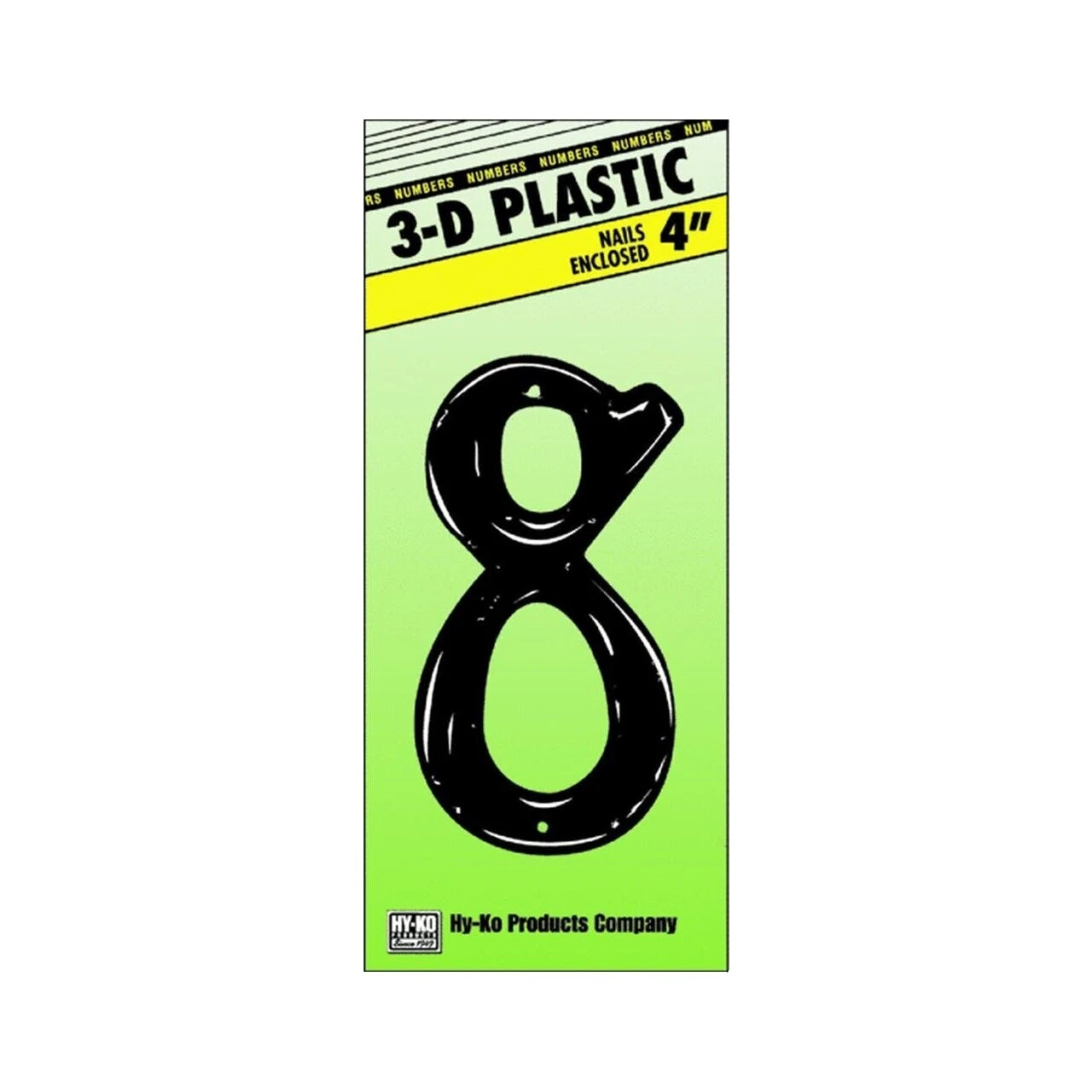 Plastic Numbers Home Décor Plaques & Signs