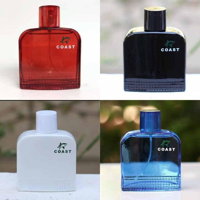 4pk COAST MEN EAU DE COLOGNE TOILETTE PARFUM PERFUME 3.4 OZ inspired by LACOSTE eBay