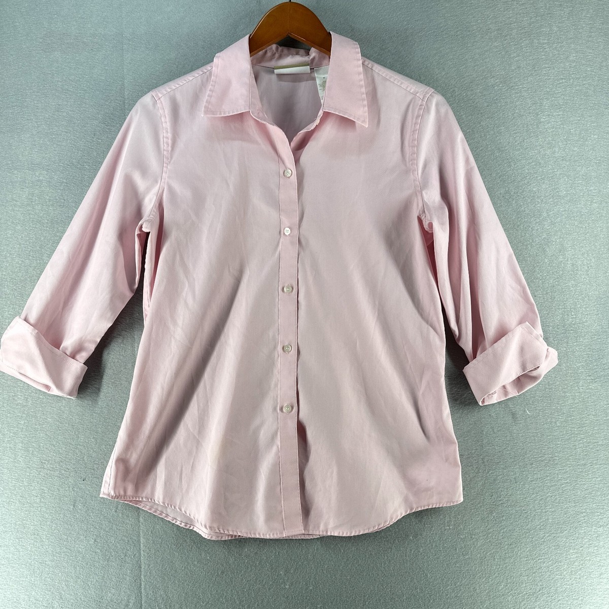 womens light pink dress shirt Pink Shirts