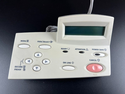 Genuine Oki Okidata B6300 printer keypad / input keys / screen assembly