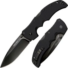 Cold Steel 27BS Recon 1 Knife Black G-10 Handle Black Spear Point S35VN Steel
