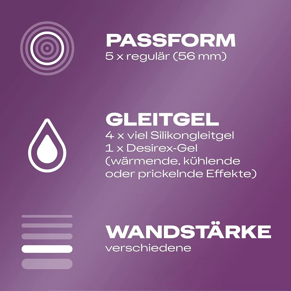 Durex Kondome Love Mischpackung 40 Stück (5 verschiedene Sorten) Safer Sex - Bild 2 von 4
