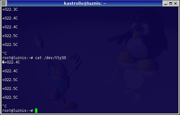 Digital serial port RS232 ASCII -55+125C thermometer probe for linux win 3m/10ft - Image 4 of 4