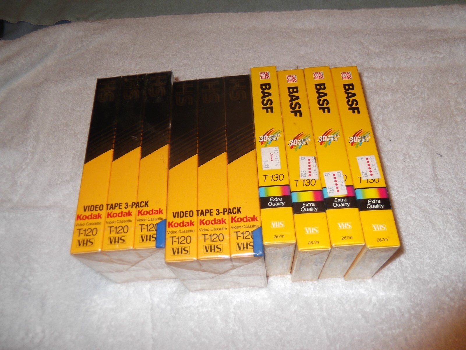 10 Blank VHS tapes sealed lot t130 eBay