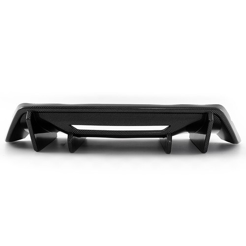 Fits 2024 2025 Ford Mustang S650 V2 Carbon Black Shark Fin Rear Bumper Diffuser - Picture 9 of 12