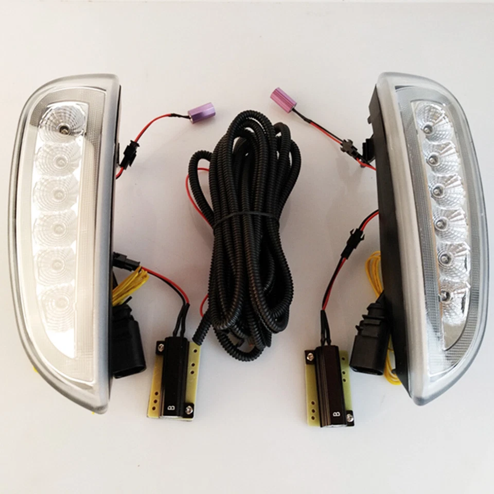 PAR LED luz de circulação diurna DRL lâmpada de sinalização de neblina para Porsche Cayenne 2006-2010 - Imagem 2 de 4