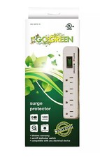 GoGreen Power GG-16315-15 6 Outlet Surge Protector with 15ft Cord