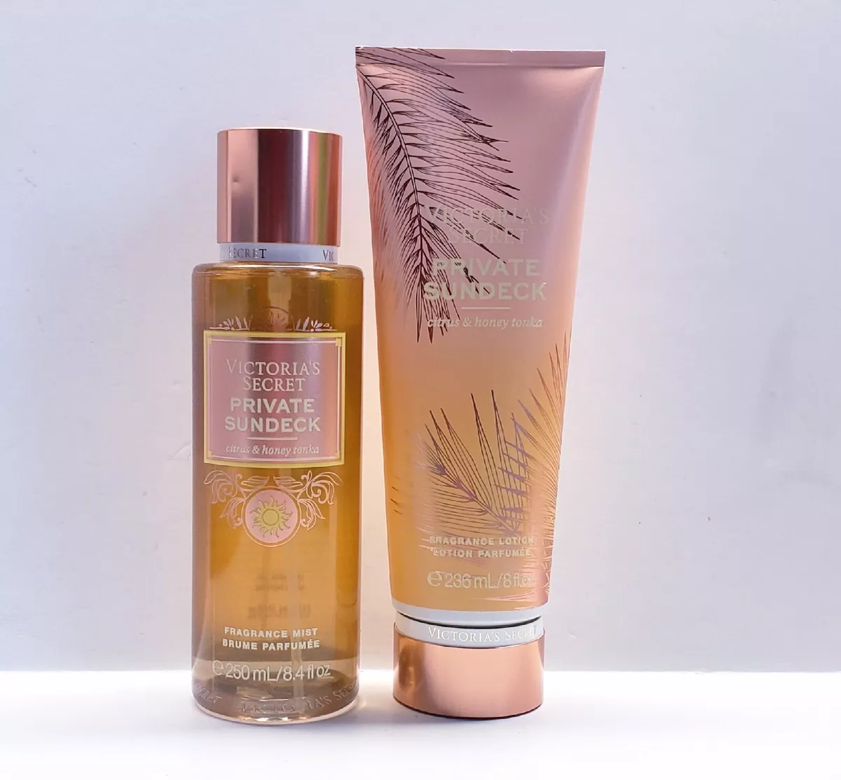 Victoria's Secret PRIVATE SUNDECK Fragrance Lotion and