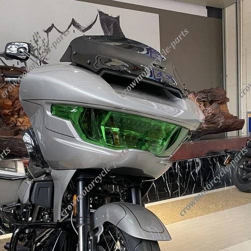 For Harley Road Glide Custom FLTRX 2024 Front Headlight Protector Guard Cover - Picture 8 of 27