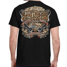 2025 Sturgis Motorcycle Rally Dead Man's Hand T-Shirt