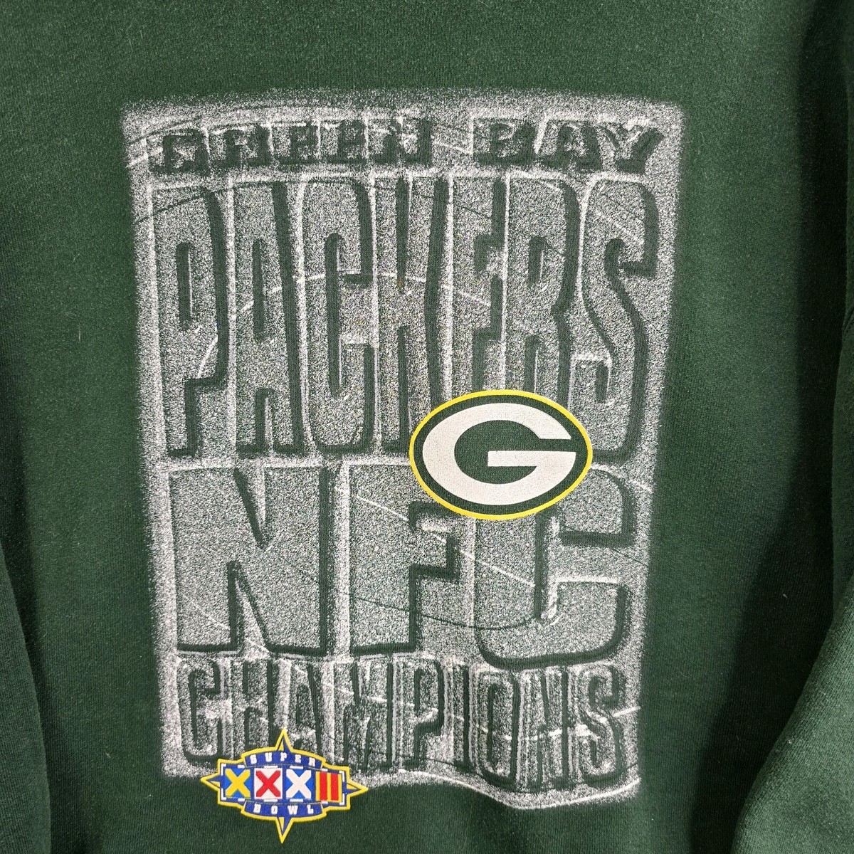 グリーンベイ・パッカーズ　希少セーター Vintage Green Bay Packers Crewneck Sweater Jerzees Large