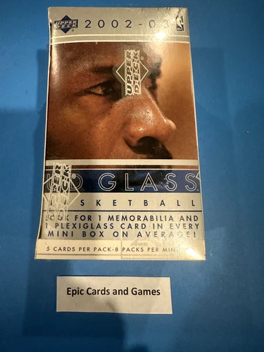 ( 2002-03 UD GLASS Mini Box ) Basketball NBA Sealed KOBE and JORDAN Dual Auto ?