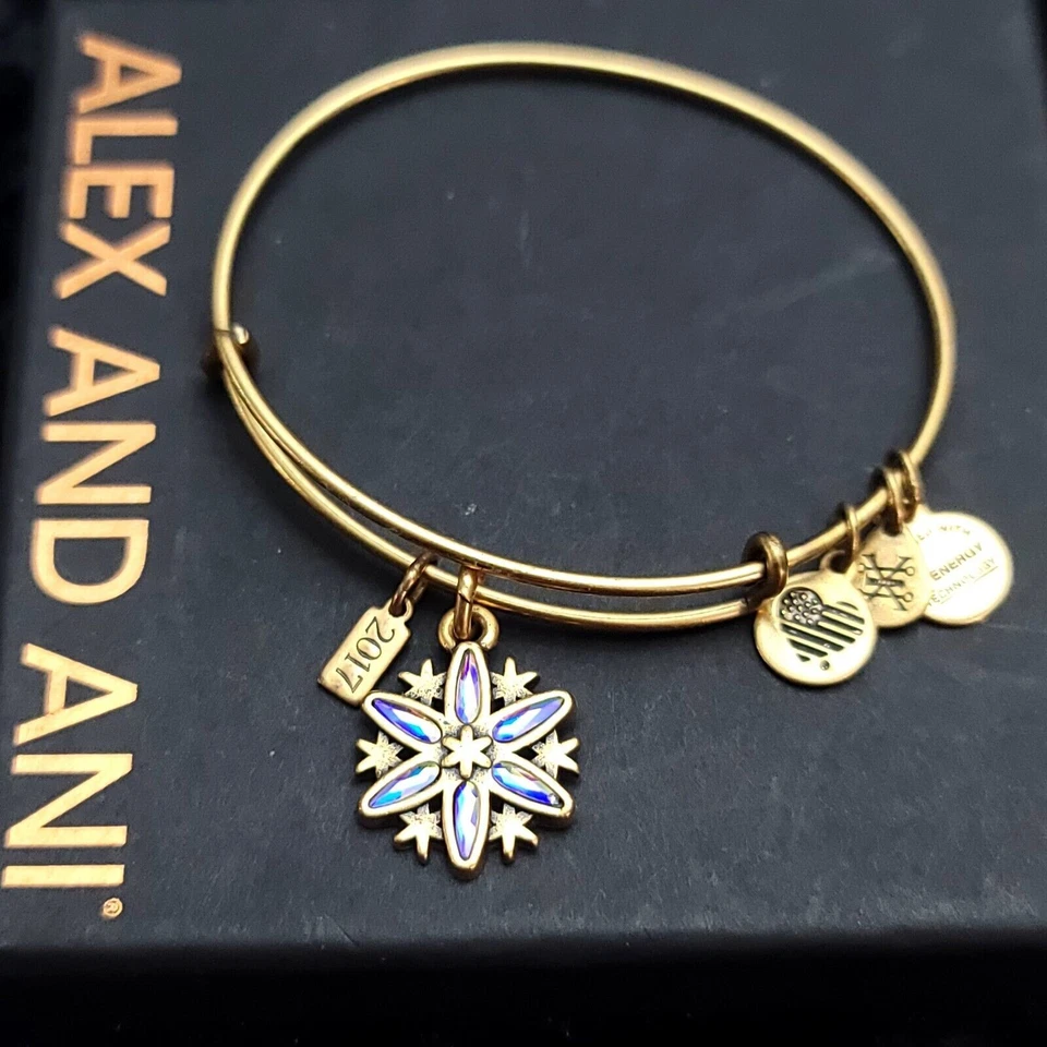 Pulseira Berloque Floco de Neve Alex And Ani 2017 - Imagem 2 de 4