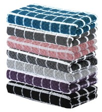 1-12 Pack Premium 100%Egyptian Cotton Terry Kitchen Tea Towels With Hanging Loop