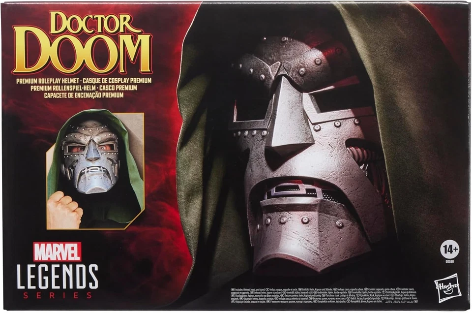 MARVEL LEGENDS DOCTOR DOOM ПРЕМИУМ РОЛЕВАЯ ИГРА 1:1 ШЛЕМ С КАПЮШОНОМ В НАЛИЧИИ. ВАУ! - Изображение 3 из 4