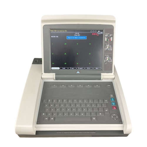 GE MAC 5500 HD Resting Electrocardiogram System ECG Machine with Color Display