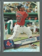 2019 Topps Big League Rainbow Foil #71 Gorkys Hernandez 026/100 (ref 68105)