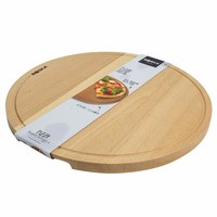 Boska Pizzabrett Amigo L, Pizza-Servierbrett, Buchenholz, Braun, 34 Cm, 320537