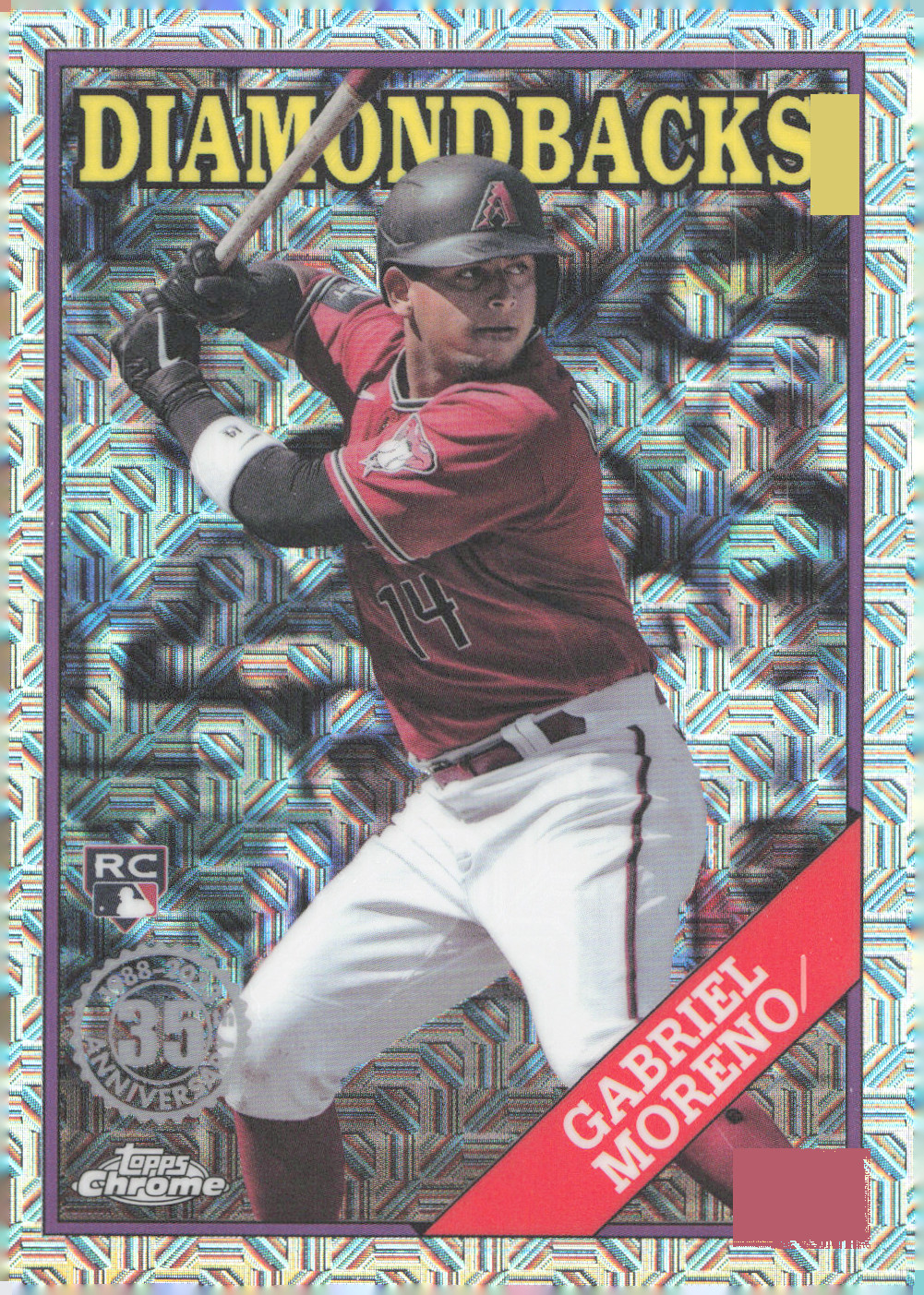 2023 Topps Update - 1988 Chrome Silver Pack Mojo Gabriel Moreno #T88-CU1