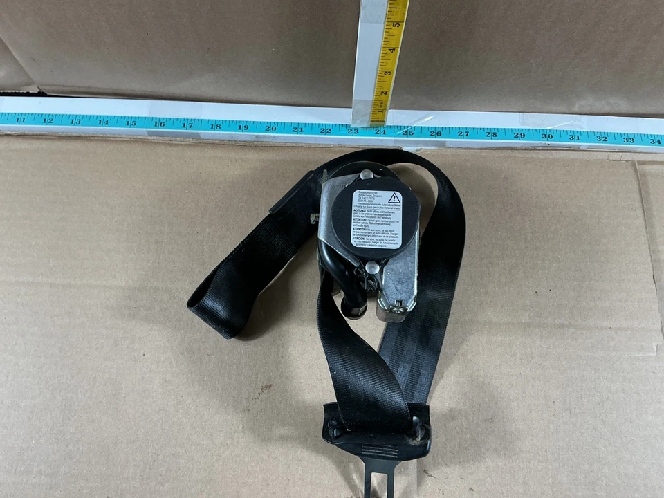 AUDI A4 2002-2008 - Cinturón de seguridad delantero izquierdo / retractor de cinturón de seguridad 602227000 OEM Foto 3 de 4