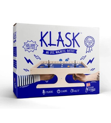 Klask - Magnetic Tabletop Skill Game Family Party Board Game for Kids & Adults