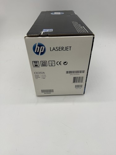 Genuine HP CE251A Cyan Toner Cartridge 504A (3621) - Bild 5 von 5