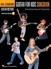 Guitar for Kids Songbook for Hal Leonard Method Beginner Music Book Online Audio