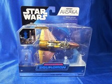 STAR WARS MICRO GALAXY SQUADRON SHIN HATI'S FIEND FIGHTER VEHICLE & MINI FIGURE