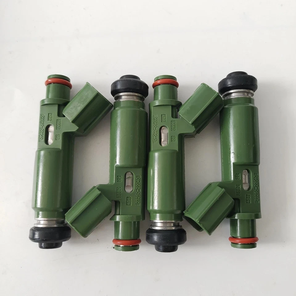 4x Inyectores de combustible DENSO 23250-22040 nuevos para Toyota Corolla Celica 1,8 L 2000-07 Foto 2 de 4