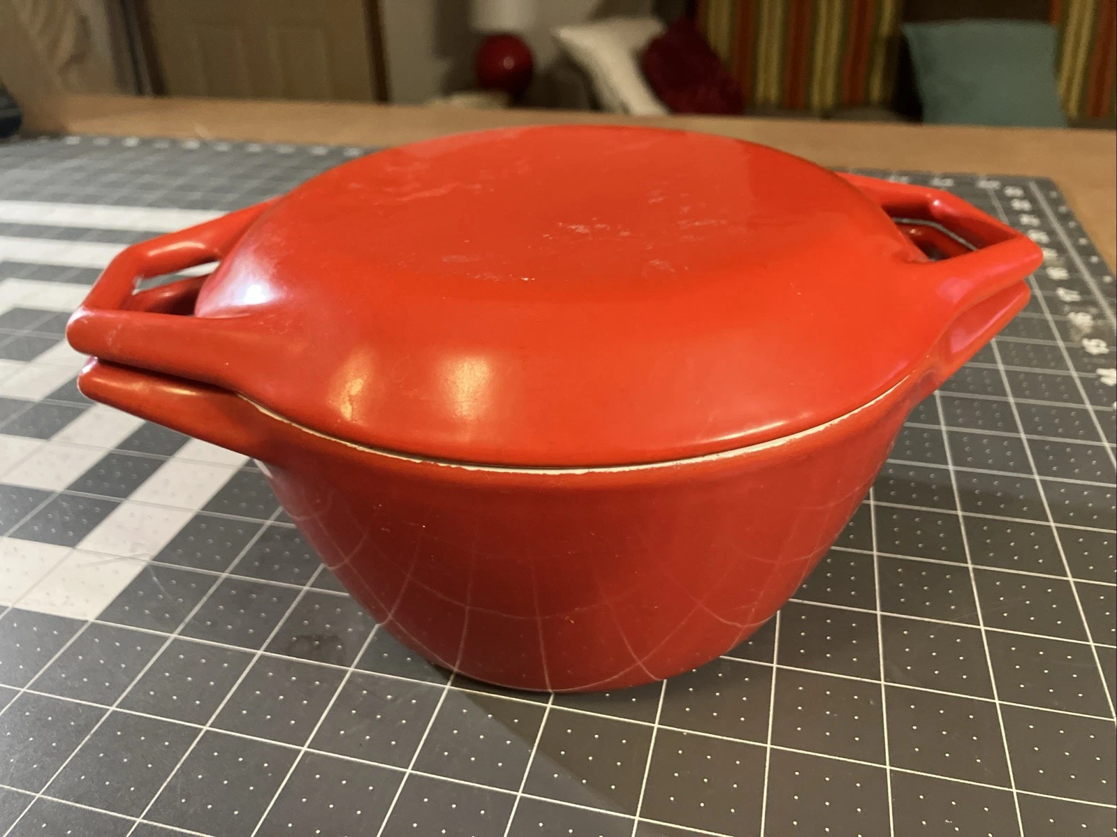 Copco Nacco Denmark D1 Red Enameled Cast Iron Casseroles Dutch Oven