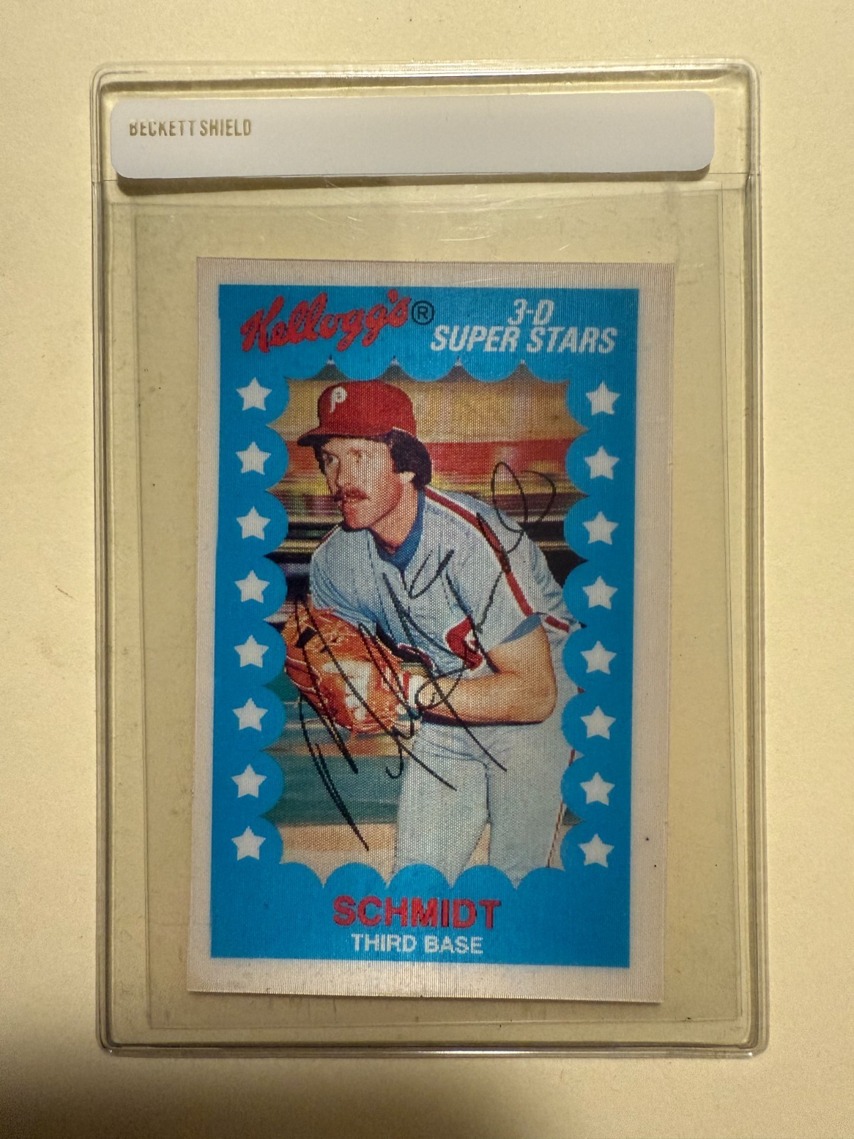 1982 Kellogg's 3-D Super Stars - Mike Schmidt #16