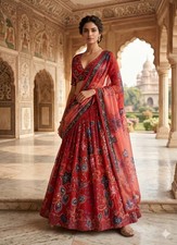 PARTY LEHENGA CHOLI INDIAN DESIGNER BOLLYWOOD LEHNGA WEDDING ETHNIC BRIDAL NEW