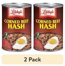(2 pack) Libby's Corned Beef Hash, 37g Protein Per Serving, Canned Food, 15 oz.