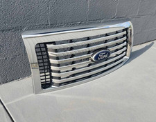 2010-2012 Ford F-150 F150 Xlt Front Upper Chrome Grill Grille Oem F7020 Dg1