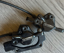 TEKTRO Hydraulic Disc Brake Set Front & Rear Black Calipers Levers Pads