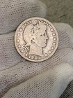 1901 Silver Barber Quarter.   Lot 027