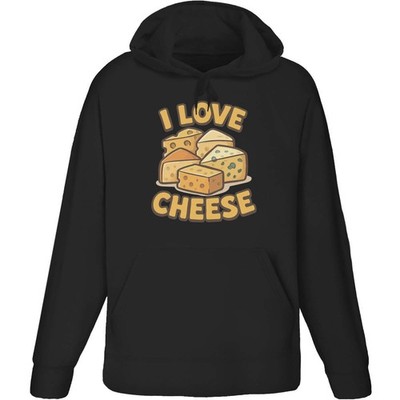Hoodie / Kapuzenpullover ''I Love Cheese'' für Erwachsene (HO054729)