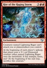 Rite of the Raging Storm - Medium Play MTG Commander 2015