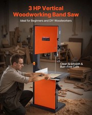 Woodworking Bandsaw, 18-Inch, Band Saw with 2240W 3HP Motor, 16-Inch Maximum Cut
