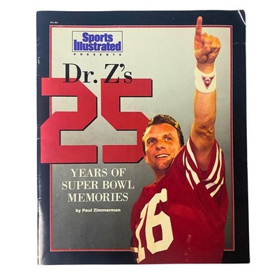 1991 Sports Illustrated Dr. Z's 25 Years of Super Bowl Memories Paul Zimmerman