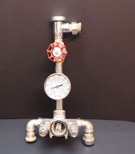 Vintage Dark Room Mixing Valve Pipes W Temper...