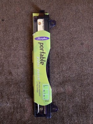 Swingline Portable Paper Punch (Model #74042). New In Box