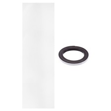 PC Fan Dust Mesh 39.4"x11.8" 0.5mm Hole, Dust Filter with Magnetic Strip White
