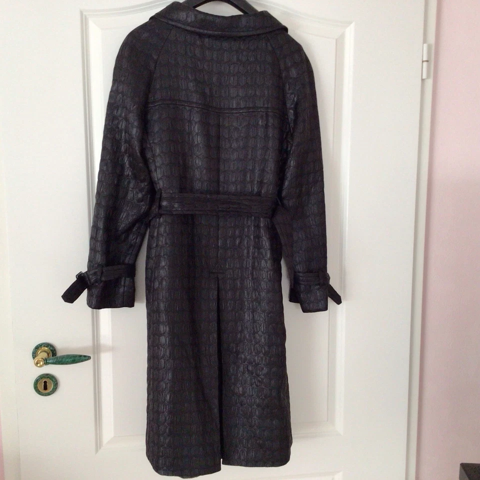 Nice Connection, Damen Trenchcoat, Gr. 38, schwarz, Neu - Bild 3 von 4