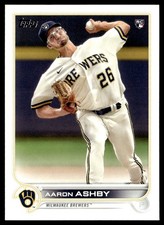 2022 Topps Aaron Ashby Rookie Milwaukee Brewers #78