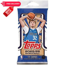 2025-2026 Topps NBA Basketball Trading Card Retail Pack