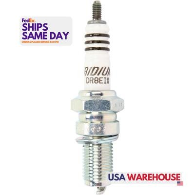 NGK DR8EIX, One Ngk Spark Plug Stock # 6681 High Performance  Racing Parts
