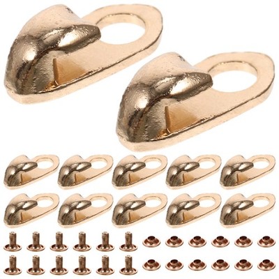  20 Pcs Schnürsenkel-Verschlussclips Metallschnalle Schuhschnalle Schuhschnallen