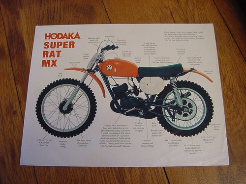 Hodaka Super Rat 100 MX brochure