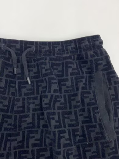 FENDI/Shorts/Size 52/Cotton/Black/FB0689 thumbnail 3